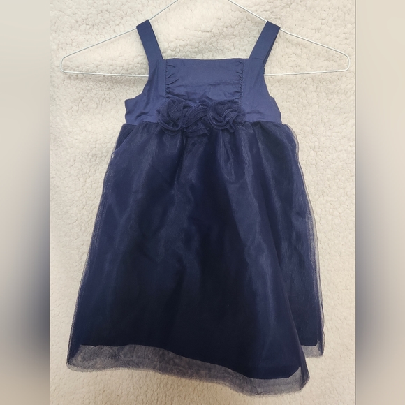 NWT Janie and Jack Blue Tulle Formal dress with diaper cover, 6 to 12 months - Picture 3 of 14